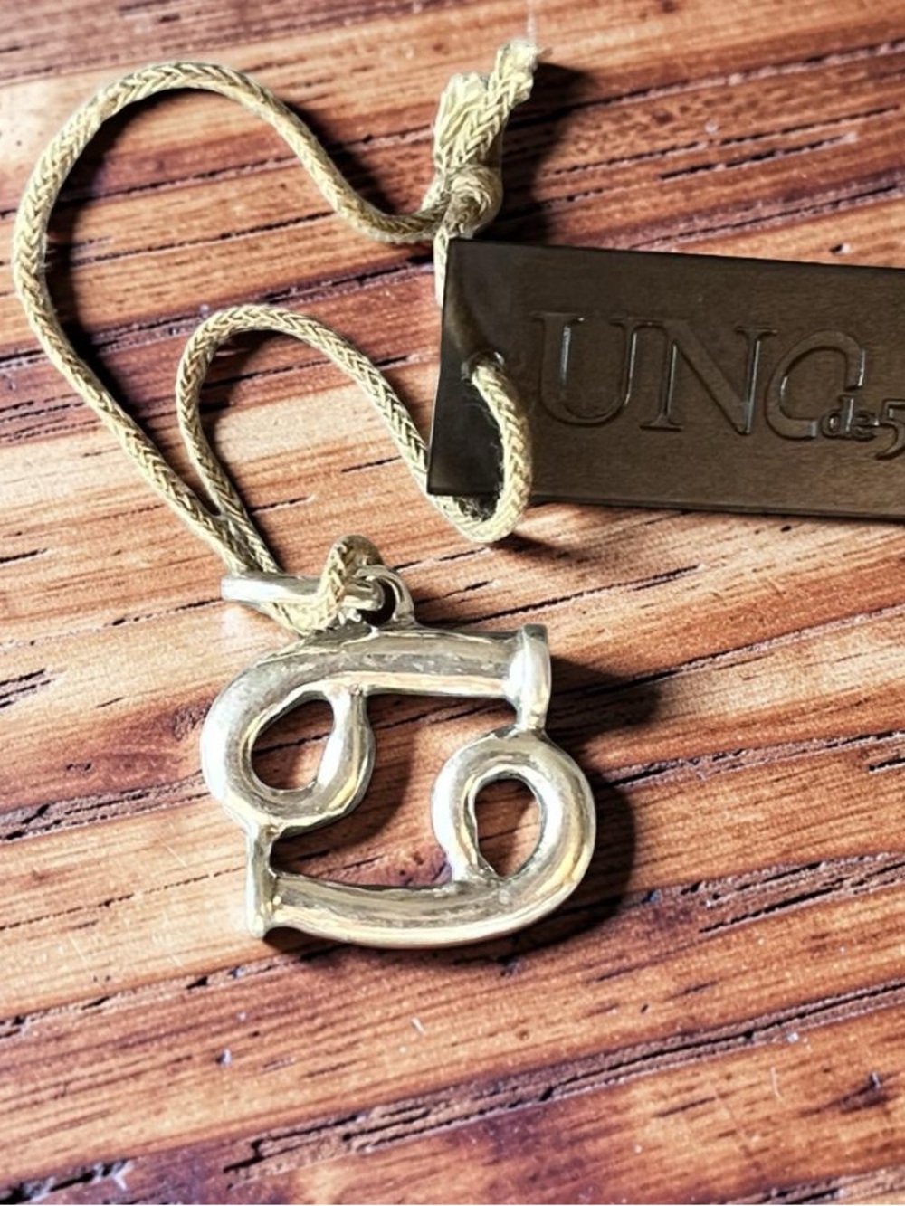 Silver-plated Cancer Zodiac Charm by UNO de 50